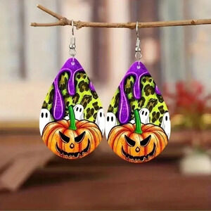 Halloween Pumpkin Earrings